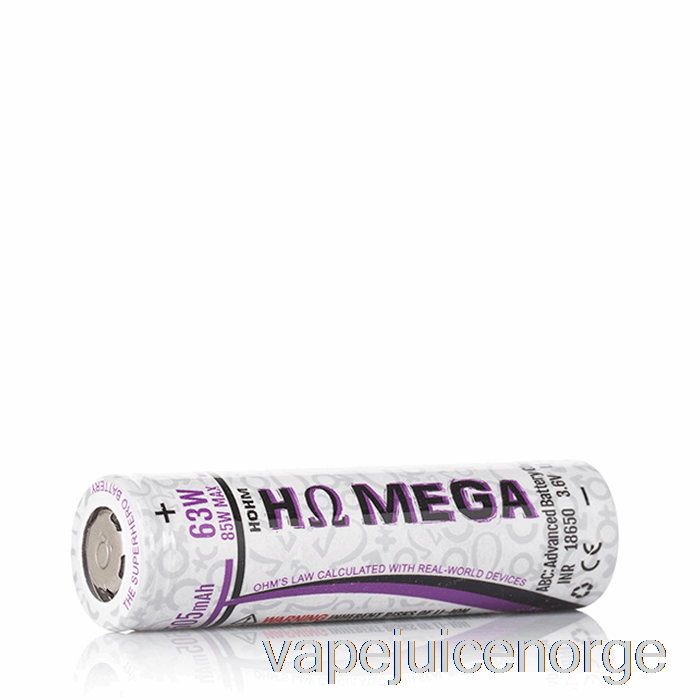 Vape Med Nikotin Hohm Mega 18650 2505mah 22a Batteri Enkelt Batteri