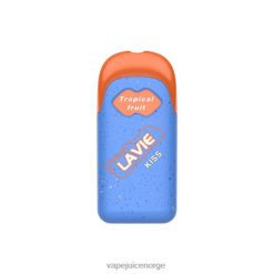 8J2L8114 Vape Juice - tropisk frukt LAVIE KISS 8000 drag