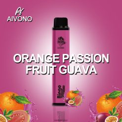 Aivono AIM BINGO 4000 oransje pasjonsfrukt guava - P26VZ8132 Vape Juice