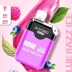 Aivono AIM CLEAR 8000 blå razz is - P26VZ8202 Vape Juice