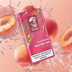 Alibarbar nikotintyggegummi fersken 8Z8D102 Vape Med Nikotin
