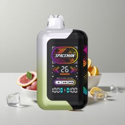 SMOK SPACEMAN SP40000 Engangsvaper Hvit Drue Is Zero Nikotin