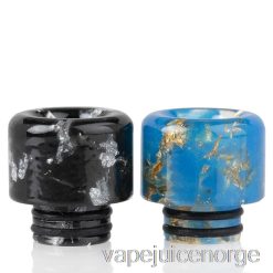 Vape Juice 510 Paljetter Harpiks Drypptupp Gull Svart