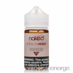 Vape Juice American Patriots - Naken 100 Tobakk - 60ml 3mg