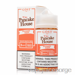 Vape Juice Ananas Fersken - Pannekakehuset - Gost Vapor - 100ml 6mg