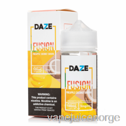 Vape Juice Ananas Kokos Banan - 7 Daze Fusion - 100ml 0mg