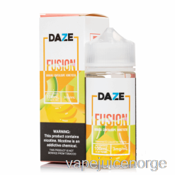 Vape Juice Banan Cantaloupe Honningdugg - 7 Daze Fusion - 100ml 6mg
