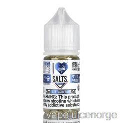 Vape Juice Blå Bringebær - Jeg Elsker Salter - 30ml 25mg
