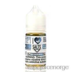 Vape Juice Blå Bringebæris - Jeg Elsker Salter - 30ml 25mg