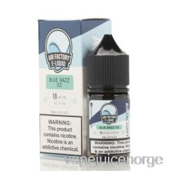 Vape Juice Blue Razz Ice - Air Factory Salter E-væske - 30ml 36mg