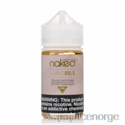 Vape Juice Euro Gull - Naken 100 Tobakk - 60ml 6mg