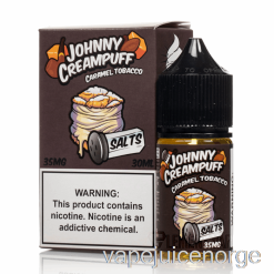 Vape Juice Karamelltobakk - Johnny Creampuff Salter - 30ml 50mg