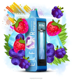 Vape Norge 2N0T15 - blå razz is Elf Bar Planet 25 000
